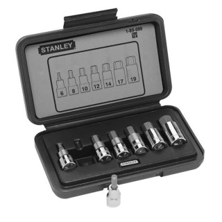 Coffret a douilles 6 pans TORX 1/2 STANLEY - 1-89-099 - Jeu de 7 piece