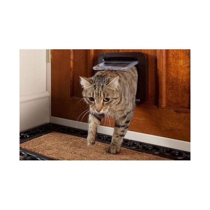 SUREFLAP Chatiere a puce électronique DualScan - Blanc - 142 mm x 120