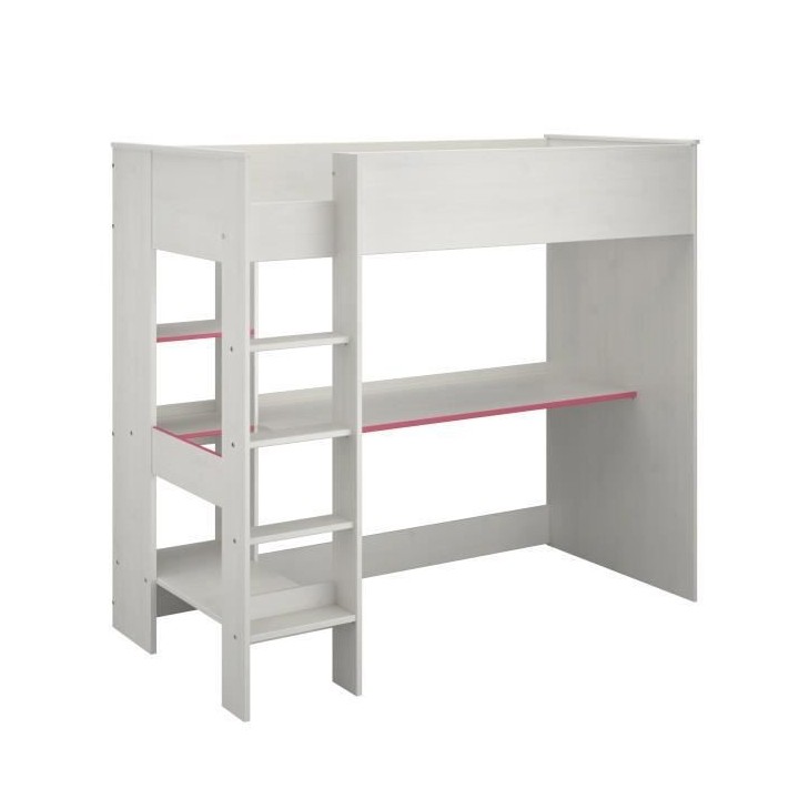 PARISOT JIM Lit mezzanine enfant contemporain décor pin memphis et ch