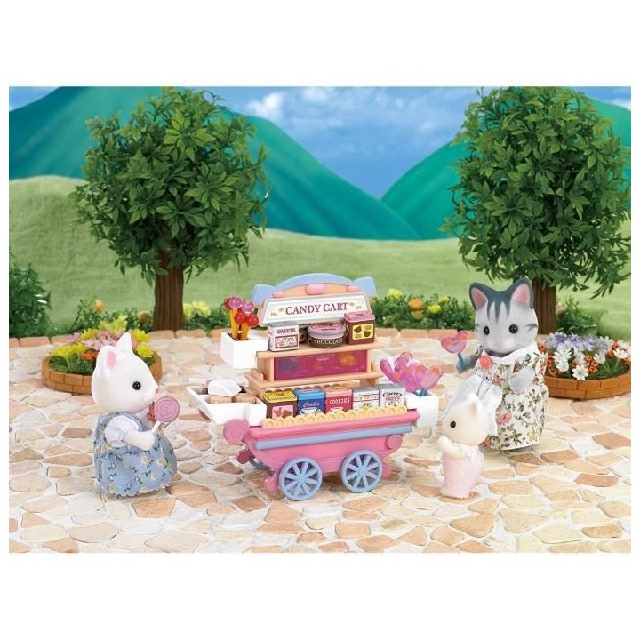 SYLVANIAN FAMILIES - 5053 - Le stand de sucreries ambulant - Les comme