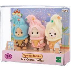 Le trio des bébés en costumes de cremes glacées - SYLVANIAN FAMILIES - 5593 - A partir de 3 ans