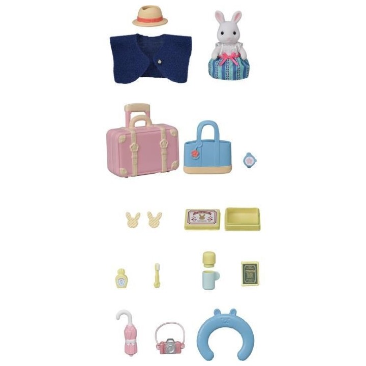 La maman lapin neige et sa valise de weekend - SYLVANIAN FAMILIES - 56
