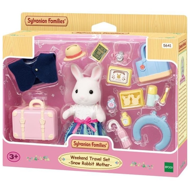 La maman lapin neige et sa valise de weekend - SYLVANIAN FAMILIES - 56