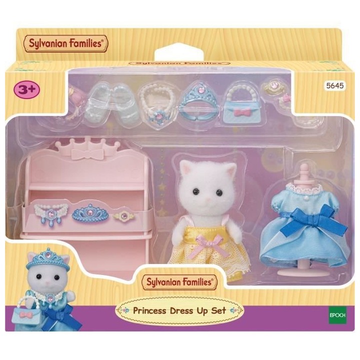 La fille chat persan et sa panoplie de princesse - SYLVANIAN FAMILIES
