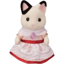 La fille chat bicolore et son goûter d'anniversaire - SYLVANIAN FAMILIES - 5646 - A partir de 3 ans