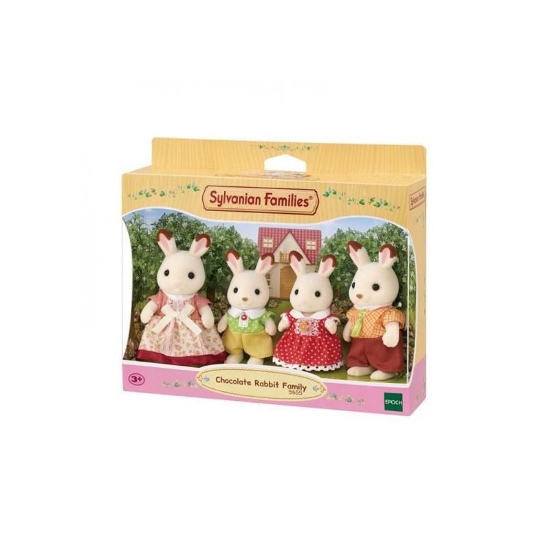 La famille lapin chocolat - SYLVANIAN FAMILIES - 5655 - A partir de 3 ans