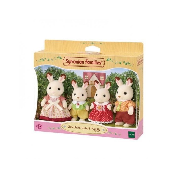 La famille lapin chocolat - SYLVANIAN FAMILIES - 5655 - A partir de 3