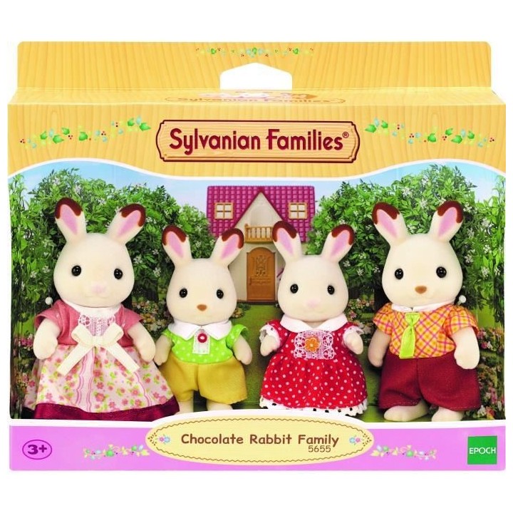 La famille lapin chocolat - SYLVANIAN FAMILIES - 5655 - A partir de 3