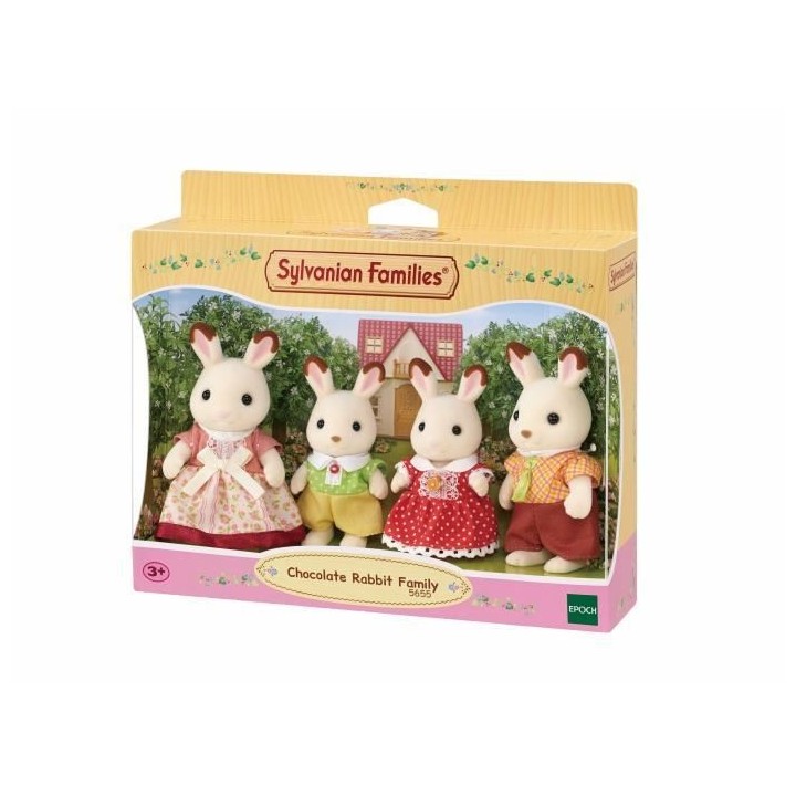 La famille lapin chocolat - SYLVANIAN FAMILIES - 5655 - A partir de 3