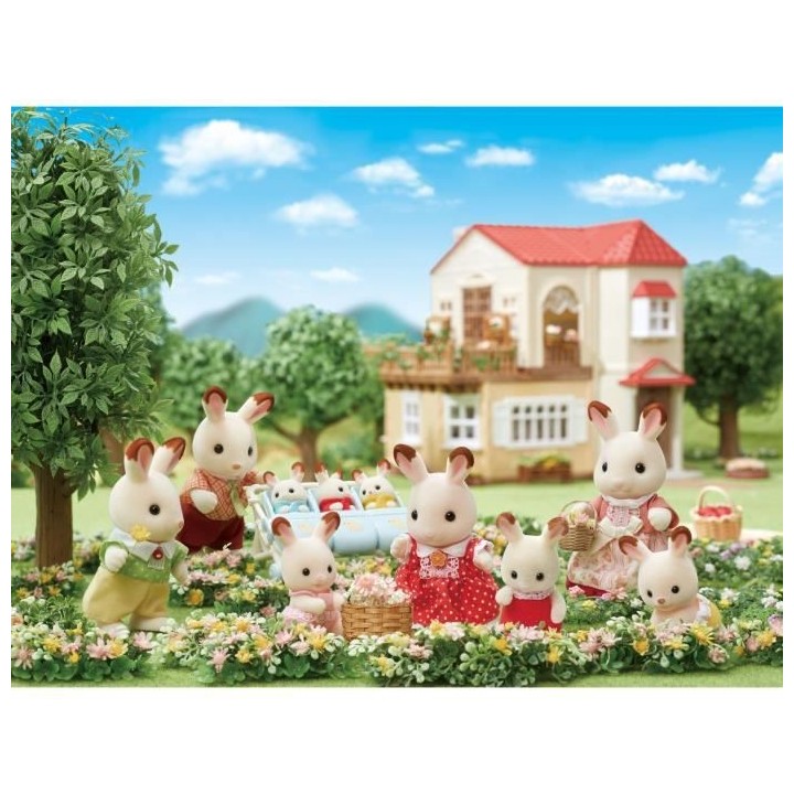 La famille lapin chocolat - SYLVANIAN FAMILIES - 5655 - A partir de 3