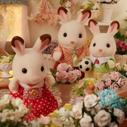 La famille lapin chocolat - SYLVANIAN FAMILIES - 5655 - A partir de 3 ans