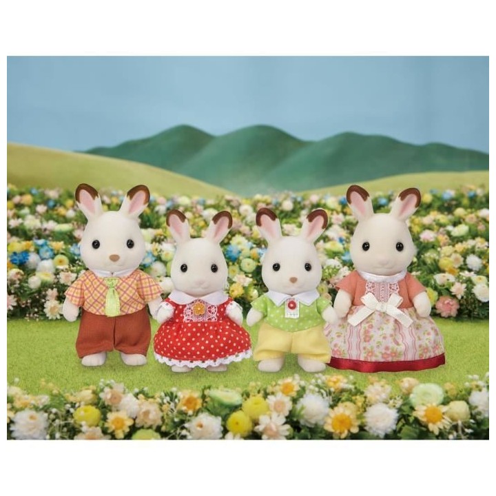La famille lapin chocolat - SYLVANIAN FAMILIES - 5655 - A partir de 3