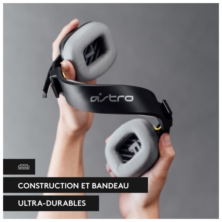 Casque Gaming Filaire - ASTRO A10 - 2e génération avec micro, compat