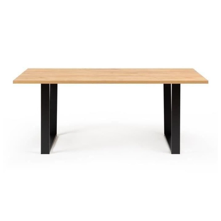 Table a manger - Rectangulaire - Mélamine et métal - Industry - L 18