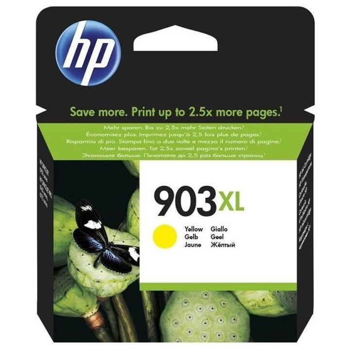 HP 903XL Cartouche d'encre jaune grande capacité authentique (T6M11AE
