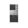 ECO Buffet de cuisine L 80 cm - Gris brillant