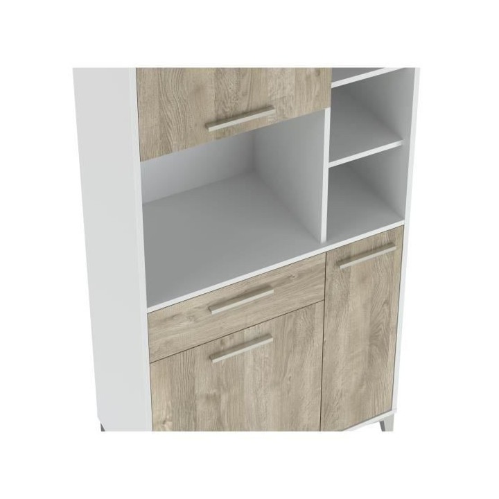 ECO Buffet de cuisine L 80 cm - Décor chene