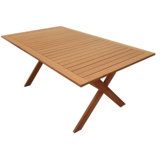 Table de jardin pliante 6 personnes - table 180x100cm en acacia FSC
