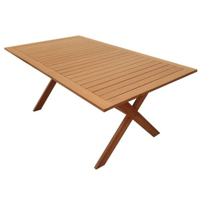 Table de jardin pliante 6 personnes - table 180x100cm en acacia FSC