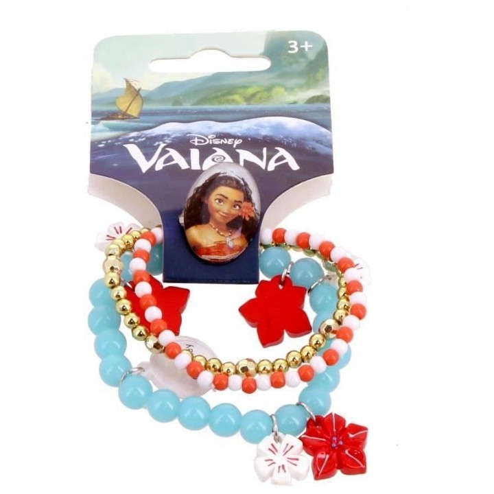 VAIANA 3 Bracelets Et 1 Bague