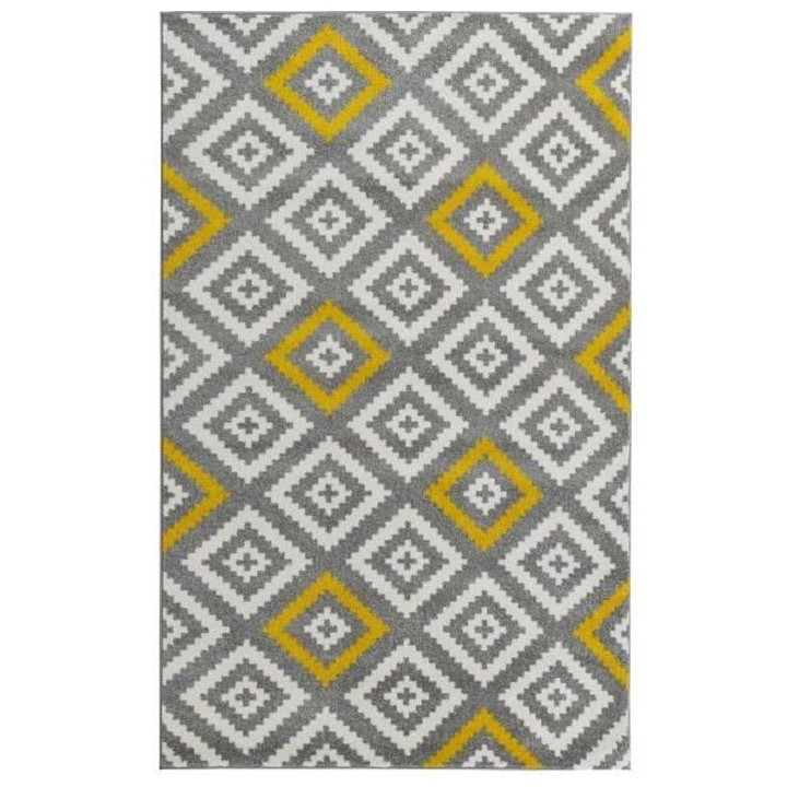 TAVLA Tapis de salon moderne - 160 x 230 cm - 100% polypropylene fris