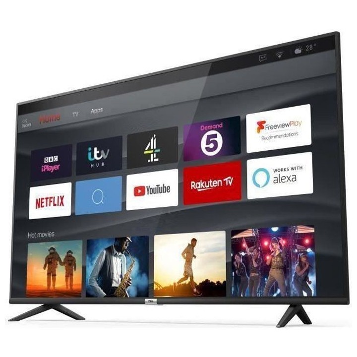 TCL 65P610 - TV LED UHD 4K - 65'' (164cm) - HDR - Smart TV 3.0 - Dolby