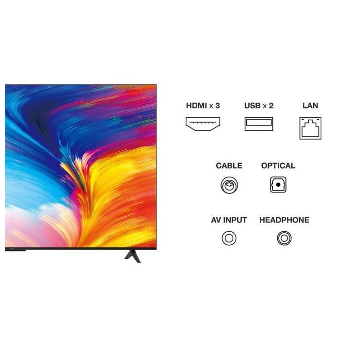 TCL - 58P631 - TV LED - UHD 4K - 58 (147 cm) - HDR (HDR10, HDR HLG) -