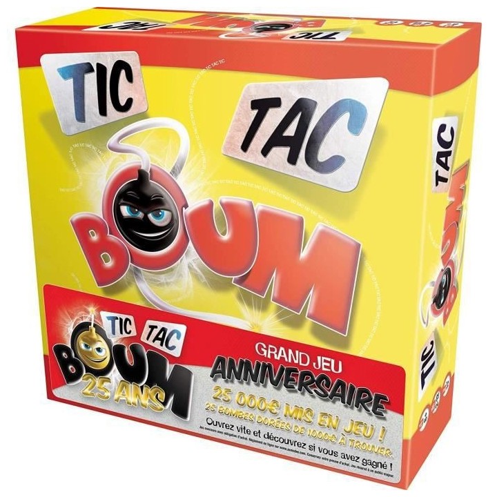 Zygomatic | Tic Tac Boum | Jeu de société | a partir de 8 ans | 2 a