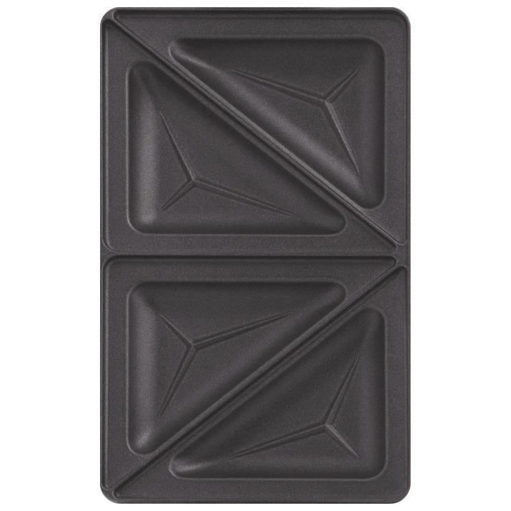 TEFAL Accessoires XA800212 Lot de 2 plaques croque triangle Snack Coll