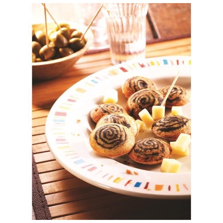 TEFAL Lot de 2 Plaques Mini Bouchées - Snack Collection - XA801212