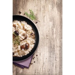 TEFAL Cuillere a risotto Ingenio - Bois hetre et silicone platinium - 32 cm