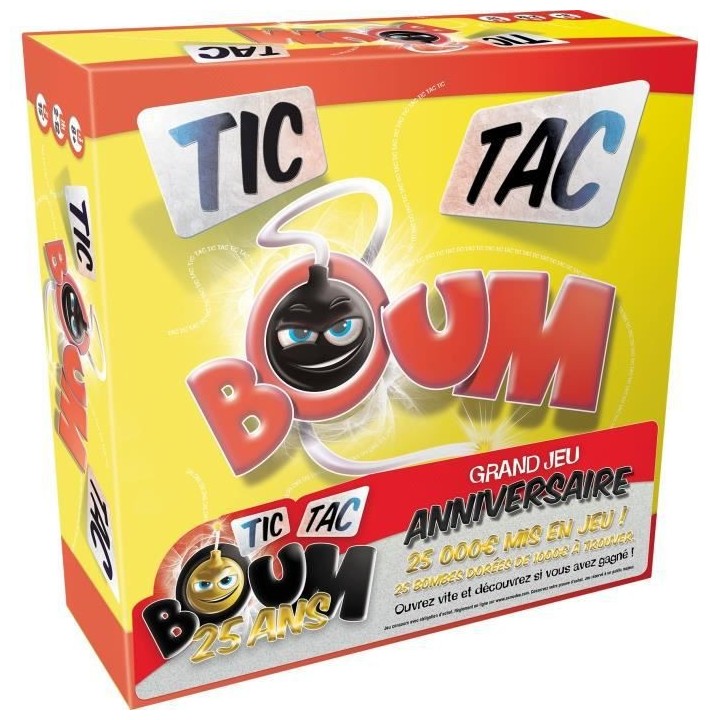 Zygomatic | Tic Tac Boum | Jeu de société | a partir de 8 ans | 2 a