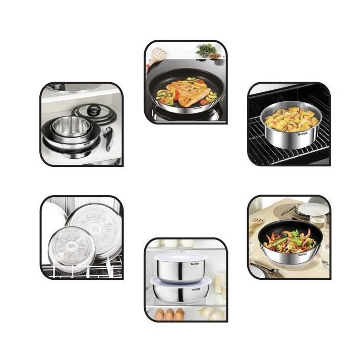 TEFAL - INGENIO EMOTION - L9254S14 - Set de 4 pieces