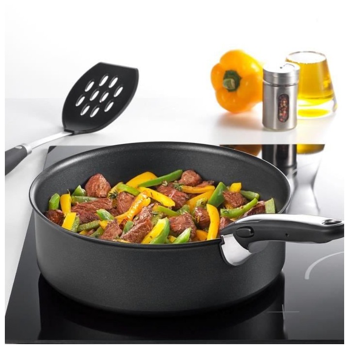TEFAL L6503602 Ingenio Expertise Sauteuse 26 cm, Induction, Antiadhés