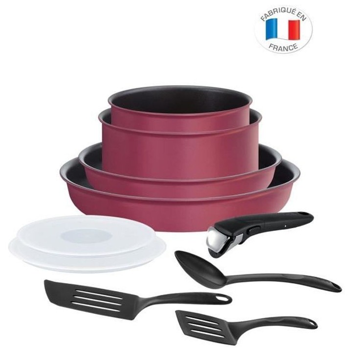 TEFAL L6849102 Ingenio Performance Batterie de cuisine 10 pieces, Indu