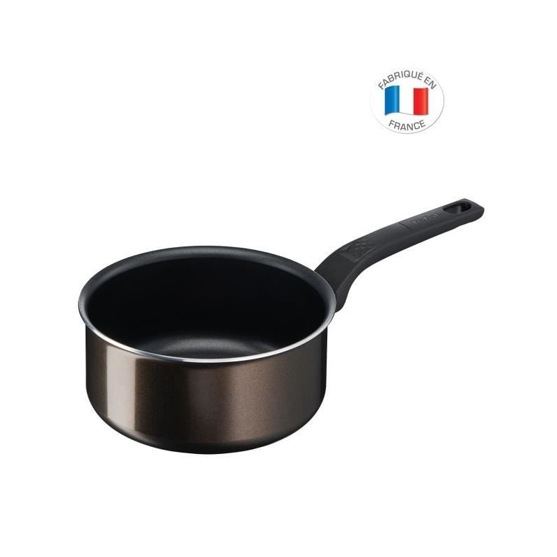 TEFAL B5542902 EASY COOK & CLEAN Casserole 18 cm (2,1 L), Revetement antiadhésif sûr, Tous feux sauf induction, Fabriqué en F