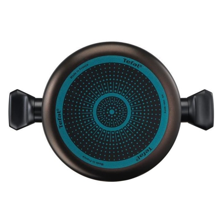TEFAL B5544602 Easy Cook&Clean Faitout 24cm (4,7L) + couv, Antiadhési