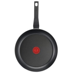 TEFAL B5540602 Easy Cook&Clean Poele 28 cm, Antiadhésive, Tous feux sauf Induction, Thermo-Signal, Cuisson saine, Fabriqué en