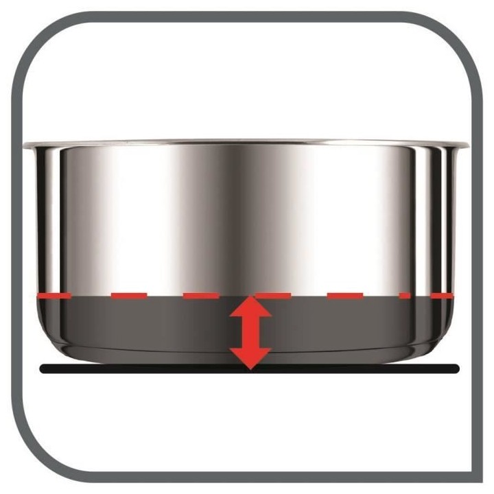 TEFAL L9410602 INGENIO PREFERENCE Poele 28 cm inox non revetu/Compatib