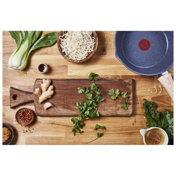 TEFAL G2667702 NATURAL FORCE poele profonde 26 cm, revetement antiadh