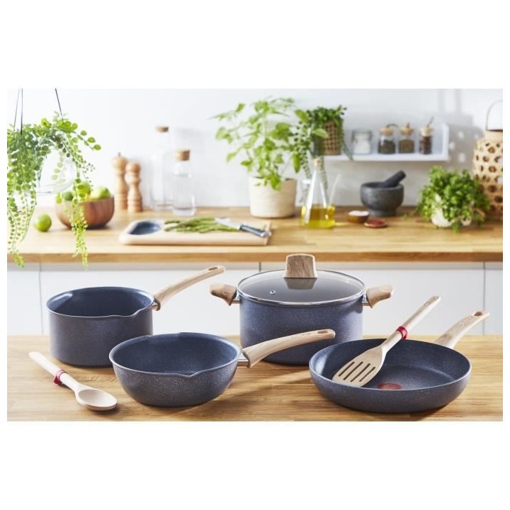 TEFAL G2663202 NATURAL FORCE sauteuse 24 cm, revetement antiadhésif M