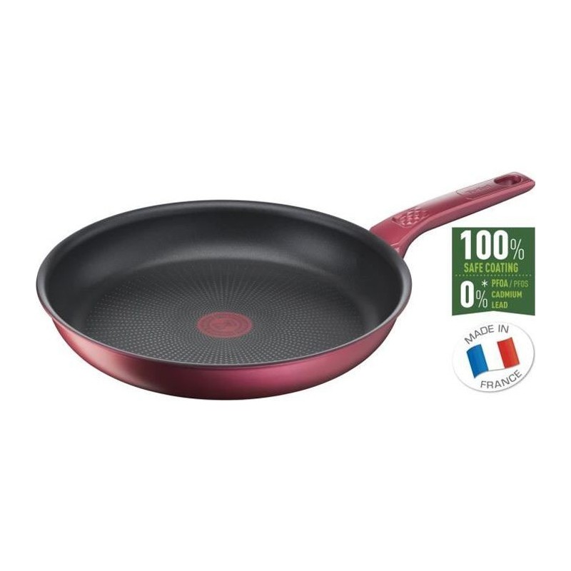 TEFAL G2730802 DAILY CHEF Poele 32cm, Induction, Résistante, Antiadhésive, Facile a nettoyer, Saine, Fabriquée en France