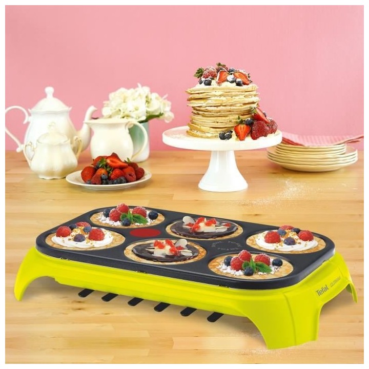 TEFAL PY559312 Crepiere électrique - 6 personnes - 1000W