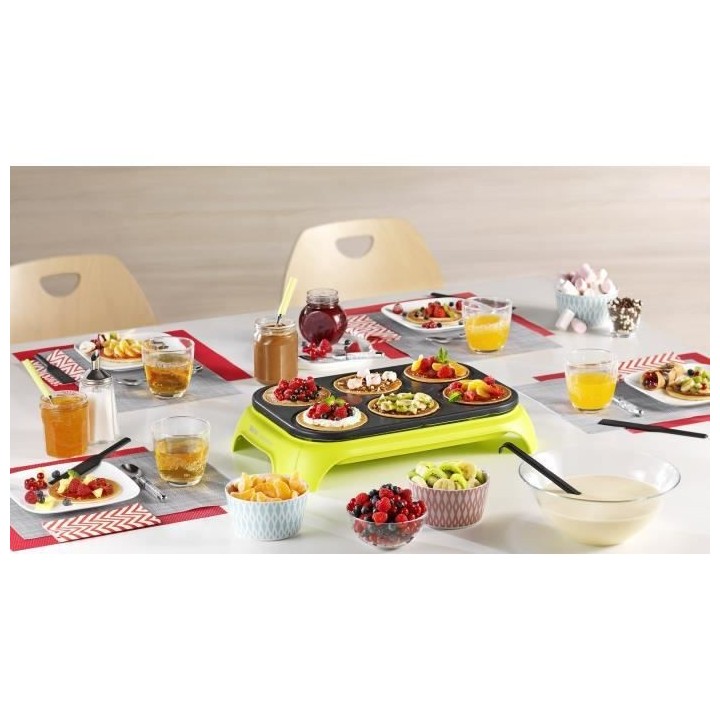 TEFAL PY559312 Crepiere électrique - 6 personnes - 1000W