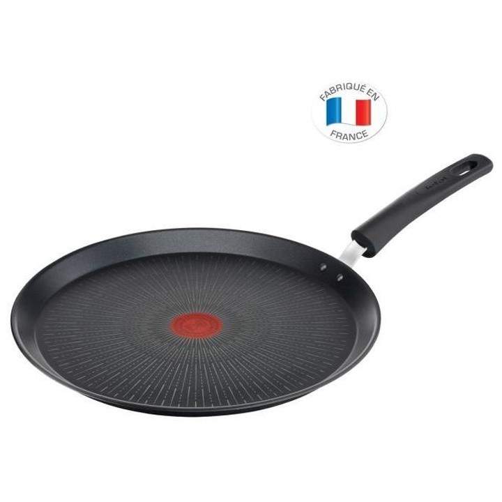 TEFAL G2553802 Unlimited Poele a crepe 25 cm, Induction, Revetement an
