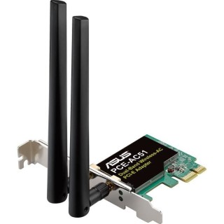 Asus PCE-AC51 Carte réseau PCI Express Wi-Fi AC 750 Mbps Double Bande