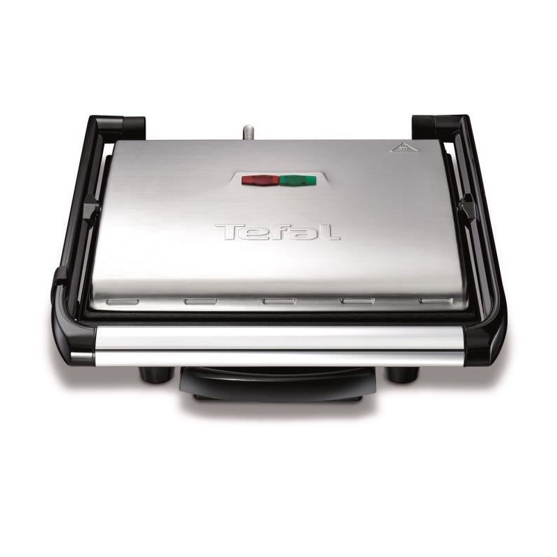 TEFAL GC241D12 Gril multifonction viande et panini, 2000 W, Presse a paninis, Rangement Vertical, Plaques antiadhésives, Compac