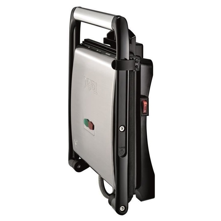 TEFAL GC241D12 Gril multifonction viande et panini, 2000 W, Presse a p