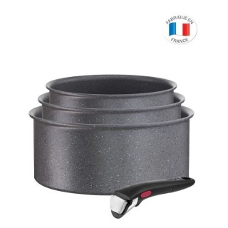 TEFAL L3969002 Ingenio Natural Force Lot 3 casseroles 16/18/20 cm + po