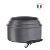 TEFAL L3969002 Ingenio Natural Force Lot 3 casseroles 16/18/20 cm + poignée antiadhésif, tous feux dont induction